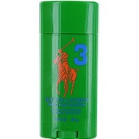 POLO BIG PONY #3 DEODORANT STICK ALCOHOL FREE 2.9 OZ MEN