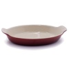 Stoneware Oval Au Gratin Dish Color: Cherry, Size: 9.5