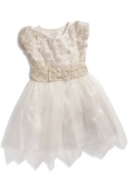 GUESS Kids Girls Baby Girl Lace Dress and Panties Set (12-24m), CREAM (12M) GUESS Kids Girls Baby Girl Lace Dress and Panties Set (12-24m), CREAM (12M)