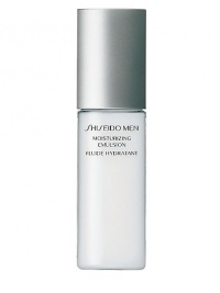 A creamy quick-absorbing emulsion that brings exceptional moisture and comfort to skin. Counteracts razor burn and roughness. Protects against moisture loss to leave skin feeling smooth and fit. Formulated with Damage Defense Complex. Minimizes the appearance of fine lines and protects against environmental stress and dryness. Recommended for all skin types. Apply to face after cleansing or shaving. A creamy quick-absorbing emulsion that brings exceptional moisture and comfort to skin. Counteracts razor burn and roughness. Protects against moisture loss to leave skin feeling smooth and fit. Formulated with Damage Defense Complex. Minimizes the appearance of fine lines and protects against environmental stress and dryness. Recommended for all skin types. Apply to face after cleansing or shaving.