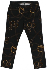 Lauren Jeans Co. Women's Petite Modern Skinny Equestrian Print Jeans (Black Multi) (12 Petite) Lauren Jeans Co. Women's Petite Modern Skinny Equestrian Print Jeans (Black Multi) (12 Petite)