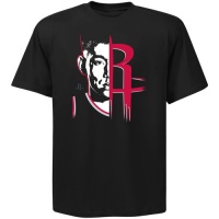 NBA Majestic Jeremy Lin Houston Rockets Logo Man T-Shirt - Black NBA Majestic Jeremy Lin Houston Rockets Logo Man T-Shirt - Black