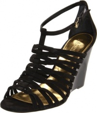 Lauren Ralph Lauren Women's Damalise Wedge Sandal,Black,9.5 B US Lauren Ralph Lauren Women's Damalise Wedge Sandal,Black,9.5 B US