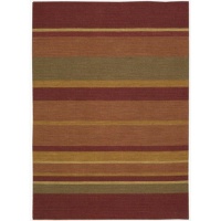 Calvin Klein Home PLA02 CK208 Plateau Rectangle Handmade Rug, 7.9 by 10.10-Inch, Madder Calvin Klein Home PLA02 CK208 Plateau Rectangle Handmade Rug, 7.9 by 10.10-Inch, Madder