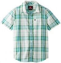 Quiksilver Boys 8-20 Uncle Pat Short Sleeve Shirt, Sage Green, Medium Quiksilver Boys 8-20 Uncle Pat Short Sleeve Shirt, Sage Green, Medium
