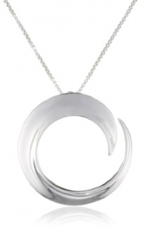 Sterling Silver A Journey Is Best Measured By Friends Not Miles Circle Pendant Necklace, 18 Sterling Silver A Journey Is Best Measured By Friends Not Miles Circle Pendant Necklace, 18
