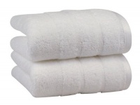 1888 Mills Luxury Cotton Made in Africa Hand Towel Set of 2, White 1888 Mills Luxury Cotton Made in Africa Hand Towel Set of 2, White