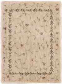 Nourison Zanibar Vines of Flowers Beige 5.6-Feet by 7.5-Feet Polyacrylic Area Rug Nourison Zanibar Vines of Flowers Beige 5.6-Feet by 7.5-Feet Polyacrylic Area Rug