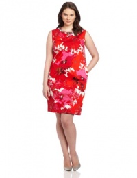 Jones New York Women's Plus-Size Embellished Sleeveless Shift Dress Jones New York Women's Plus-Size Embellished Sleeveless Shift Dress