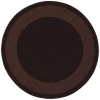 Area Rug 6x6 Round Contemporary Chocolate Color - St Croix Trading Transitions Collection