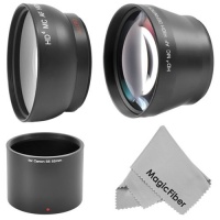 Essential Kit for CANON Powershot S2 S3 S5 - Includes: 2.2X Telephoto and 0.43X Wide Angle High Definition Lenses + Lens Adapter Tube + Premium MagicFiber Microfiber Cleaning Cloth Essential Kit for CANON Powershot S2 S3 S5 - Includes: 2.2X Telephoto and 0.43X Wide Angle High Definition Lenses + Lens Adapter Tube + Premium MagicFiber Microfiber Cleaning Cloth