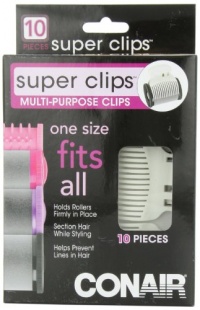Conair SPC10X Super Clips, 10 Count Conair SPC10X Super Clips, 10 Count