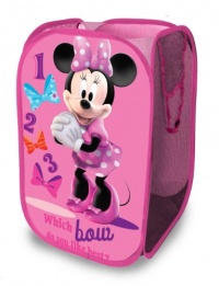 Disney Minnie Mouse Square Pop up Hamper Disney Minnie Mouse Square Pop up Hamper