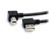 StarTech.com USB2HAB2RA3 3 Feet A Right Angle to B Right Angle USB Cable - M/M