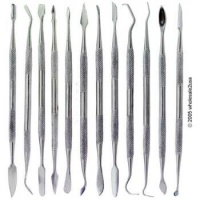 SE DD312 12-Piece Stainless Steel Wax Carvers SE DD312 12-Piece Stainless Steel Wax Carvers