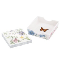 Lenox Butterfly Meadow Napkin Box with Napkins Lenox Butterfly Meadow Napkin Box with Napkins