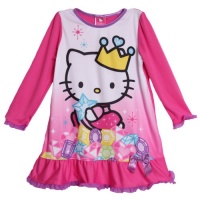 Hello Kitty Little Girls 1 Piece Pink Purple Nightgown Sleepwear Hello Kitty Little Girls 1 Piece Pink Purple Nightgown Sleepwear