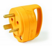 Camco 55283 30 AMP Mini Replacement Male Plug with Power Grip Handle Camco 55283 30 AMP Mini Replacement Male Plug with Power Grip Handle