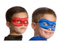 Little Adventures Superhero Costume Mask for Kids - Red/Royal Little Adventures Superhero Costume Mask for Kids - Red/Royal