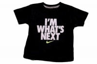 Nike Toddler Boy's I'm What's Next Short Sleeve T-Shirt (2T, Black) Nike Toddler Boy's I'm What's Next Short Sleeve T-Shirt (2T, Black)