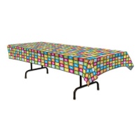 Disco Tablecover Party Accessory (1 count) (1/Pkg) Disco Tablecover Party Accessory (1 count) (1/Pkg)