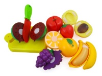 Cutting Fruits Play Food Playset for Kids with Cutting Board Set Cutting Fruits Play Food Playset for Kids with Cutting Board Set