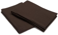 Pinzon Signature 190-Gram Cotton Velvet Flannel King Pillowcase, Set of 2, Italian Roast