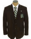 Ralph Lauren Mens Dark Brown Corduroy Sport Coat Jacket