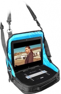 In-Car Portable DVD Player / Notebook Travel Display Case - Attaches to Rear or Front Seat and Works for 7-inch to 10-inch models In-Car Portable DVD Player / Notebook Travel Display Case - Attaches to Rear or Front Seat and Works for 7-inch to 10-inch models