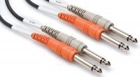 Hosa Cable CPP202 Dual 1/4 Inch To Dual 1/4 Inch Cable - 6.5 Foot