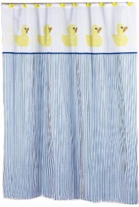 Carnation Home Fashions 6-Feet by 6-Feet (70 x 72)Fabric Shower Curtain, Ducky Carnation Home Fashions 6-Feet by 6-Feet (70 x 72)Fabric Shower Curtain, Ducky