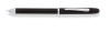 Cross Tech3+ Multifunction Pen with Stylus, Satin Black with Chrome Plated Appointments (AT0090-3)