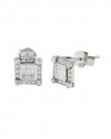 Effy Jewlery Diversa 14K White Gold Diamond Earrings, .54 TCW
