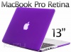 Kuzy - Retina 13-Inch PURPLE Rubberized Hard Case for MacBook Pro 13.3 with Retina Display A1502 / A1425 (NEWEST VERSION) Shell Cover - PURPLE