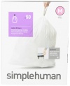 simplehuman Custom Fit Trash Can Liner M, 45 Liters / 11.88 Gallons, 50-Count