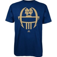 Notre Dame Fighting Irish Navy Adidas 2012 Football Sideline Helmet T-Shirt Notre Dame Fighting Irish Navy Adidas 2012 Football Sideline Helmet T-Shirt