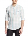 Calvin Klein Jeans Men's Three Color Plaid Long Sleeve Woven