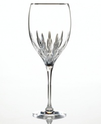 In richly cut clear crystal, the flame-patterned Firelight all-purpose glass provides an impeccable accompaniment to your formal china and flatware. (Clearance) In richly cut clear crystal, the flame-patterned Firelight all-purpose glass provides an impeccable accompaniment to your formal china and flatware. (Clearance)