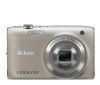 Nikon COOLPIX S3100 14 MP Digital Camera with 5x NIKKOR Wide-Angle Optical Zoom Lens and 2.7-Inch LCD (Silver)