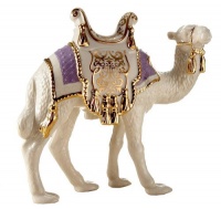 Lenox First Blessing Lavender Saddle Standing Camel Figurine Lenox First Blessing Lavender Saddle Standing Camel Figurine