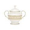 Lenox Bellina Gold Sugar W/Lid