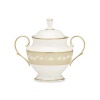 Lenox Bellina Gold Sugar W/Lid