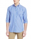 Nautica Men's Pencil Stripe Long Sleeve Woven Shirt