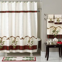 Holiday Nouveau Shower Curtain Holiday Nouveau Shower Curtain