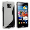 eForCity Frost Clear White S Shape TPU Cover Case Compatible with Samsung? Galaxy S2 i9100 SII S II