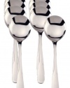 RSVP Monty's Stainless Steel Soup Spoons - Set of 8