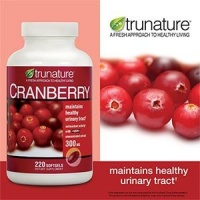 TruNature Cranberry 300 mg with Shanstar Concentrated Extract - 220 Softgels TruNature Cranberry 300 mg with Shanstar Concentrated Extract - 220 Softgels