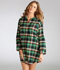 Westport Flannel Sleepshirt Plus Size Westport Flannel Sleepshirt Plus Size