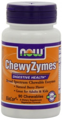 NOW Foods ChewyZymes  90 Chewables