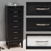 Belham Living Changeable Drawer Front Locking Jewelry Armoire - OR Faux Croc